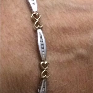10k diamond bracelet.